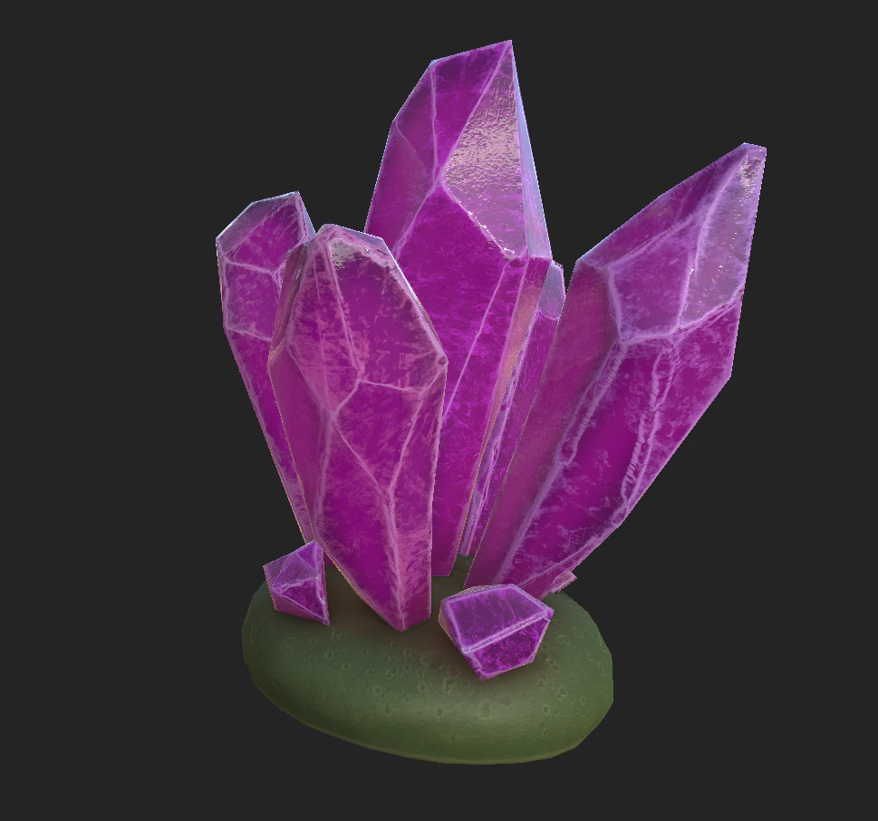 crystals 1 3D Model .c4d .max .obj .3ds .fbx .stl .blend 