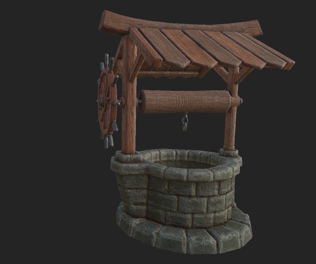 well 1 3D मॉडल .c4d .max .obj .3ds .fbx .stl .blend 