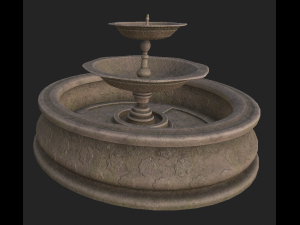 fountain 1 3D-Modell