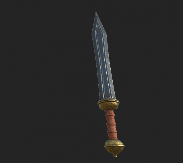 gladius 2 3D 模型 .c4d .max .obj .3ds .fbx .stl .blend 