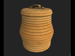 египетская корзина 3D Модель