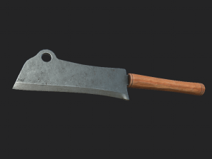 battle cleaver Modèle 3D