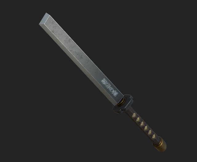 sword shinobi Modelo 3D .c4d .max .obj .3ds .fbx .stl .blend 