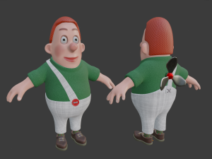 carlson 1 3D Model