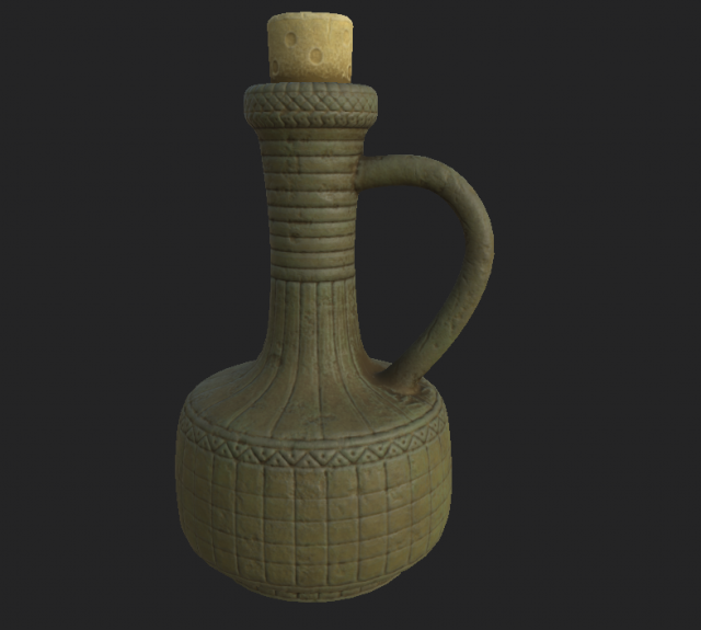 hottabych jug 3D Model .c4d .max .obj .3ds .fbx .stl .blend 