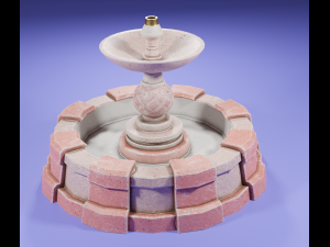 fountain 2 3D 모델