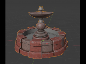 fountain 2 Model 3D
