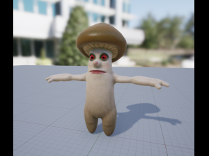mushroom 1 3D-Modell