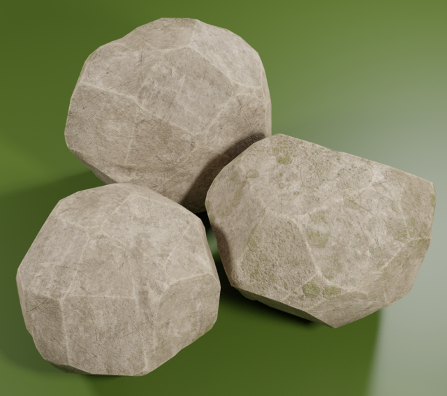 stone0009 3D Model .c4d .max .obj .3ds .fbx .stl .blend 