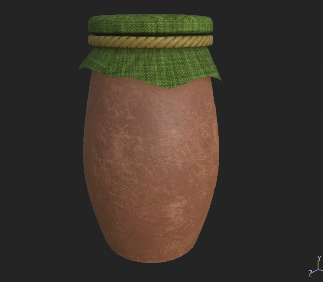 pot of jam Model 3D .c4d .max .obj .3ds .fbx .stl .blend 
