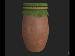 pot of jam 3D Model