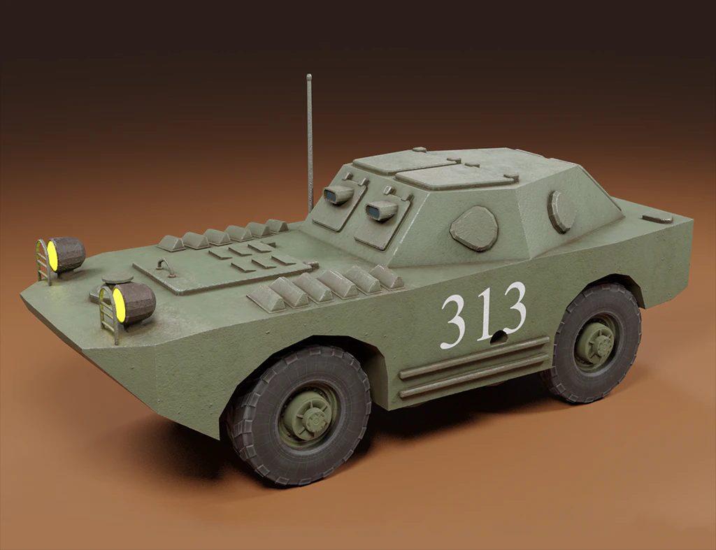 brdm1 Modelo 3D .c4d .max .obj .3ds .fbx .stl .blend
