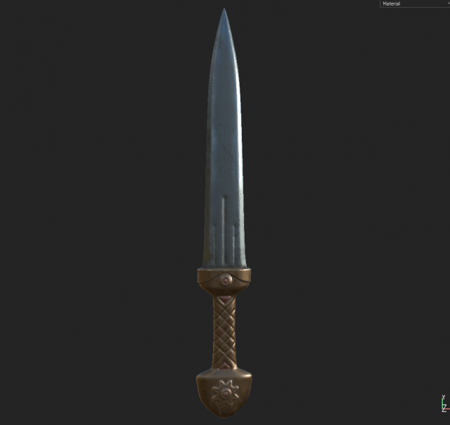 dagger 00001 3D मॉडल .c4d .max .obj .3ds .fbx .stl .blend 