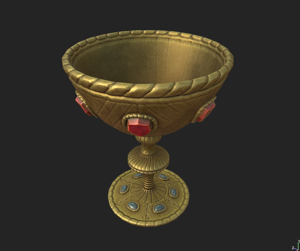 kings cup 3D Model .c4d .max .obj .3ds .fbx .stl .blend 