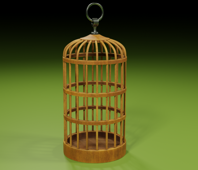 birdcage 3 3D 模型 .c4d .max .obj .3ds .fbx .stl .blend 