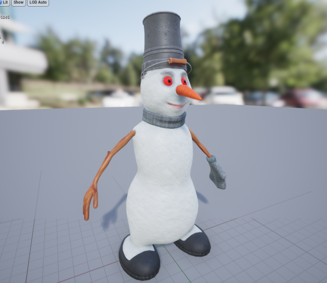 snowman 2 Modello 3D .c4d .max .obj .3ds .fbx .stl .blend 