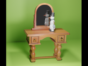 dressing table 3D Model