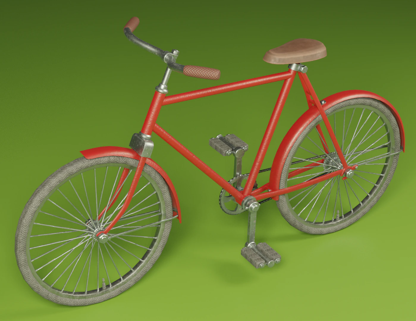bicycle new3 3D Model .c4d .max .obj .3ds .fbx .stl .blend 