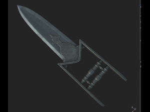 qatar dagger 1 3D Model