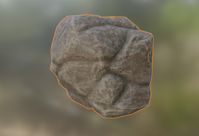stone 761 3D-Modell .c4d .max .obj .3ds .fbx .stl .blend 
