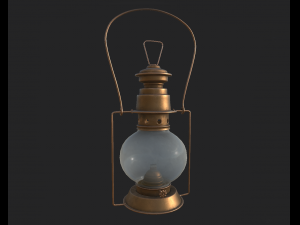 kerosene lamp 2 3D 模型