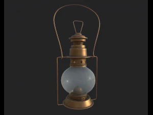 灯油ランプ2 3Dモデル