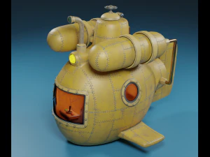 バチスカーフC1 3Dモデル