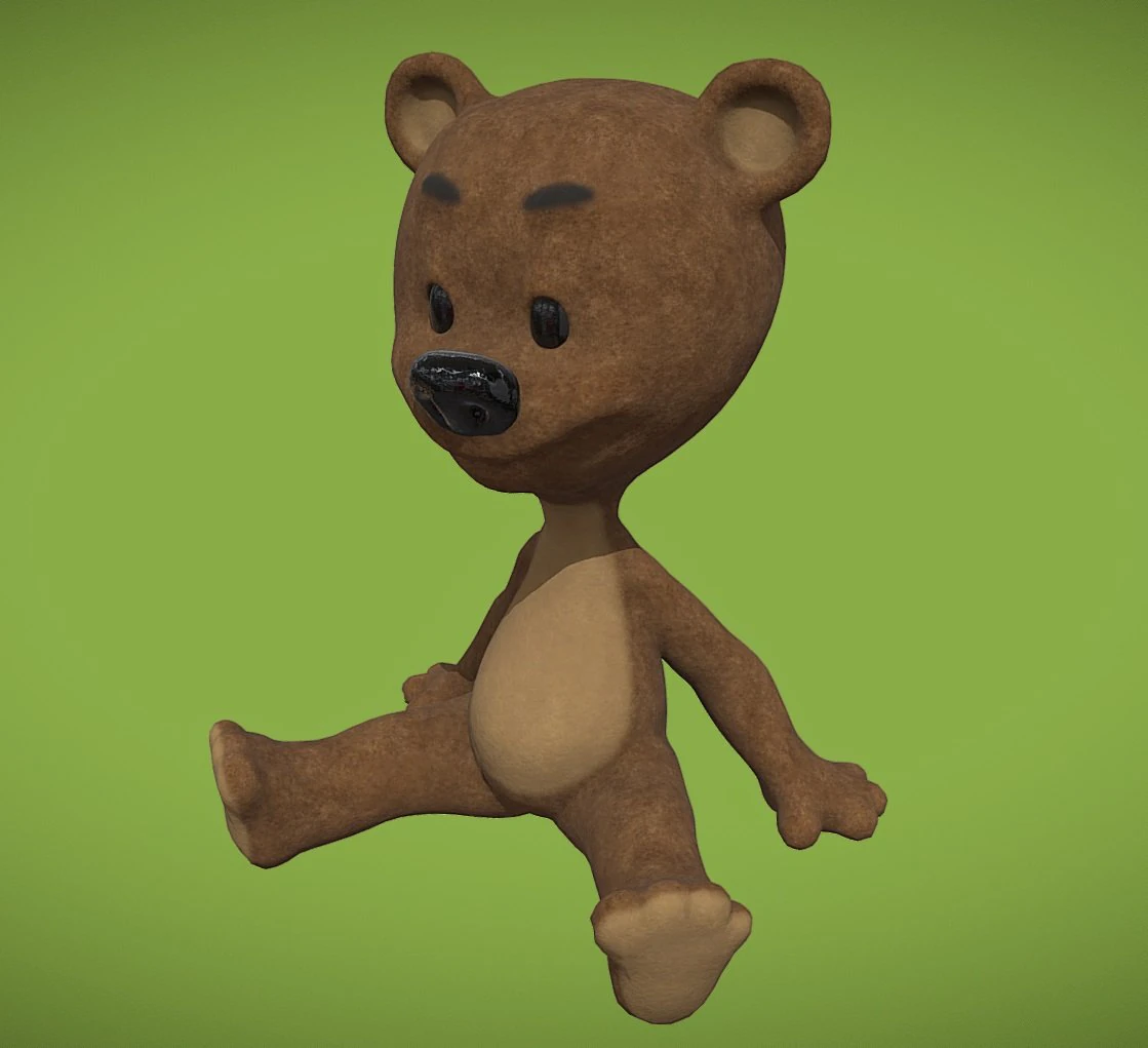 Orso giocattolo Modello 3D .c4d .max .obj .3ds .fbx .stl .blend 