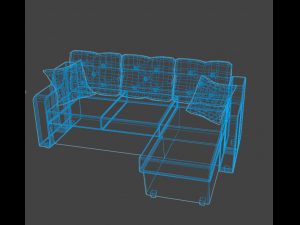 furniture-sofa-table-chair 3D मॉडल