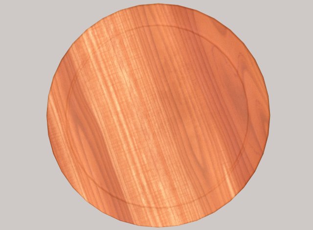 Wooden chopping board 3D Model .c4d .max .obj .3ds .fbx .stl .blend 
