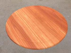 Wooden chopping board 3D Model