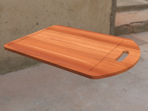 Wooden chopping board Modelo 3D