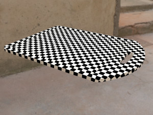 Wooden chopping board Modelo 3D