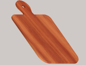 Wooden chopping board Model 3D
