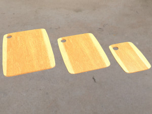 Wooden chopping board 3D 模型