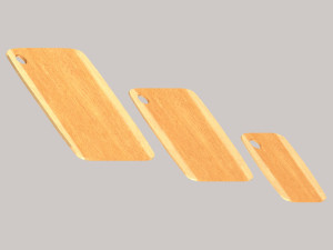 Wooden chopping board 3D 模型
