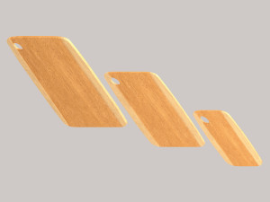 Wooden chopping board 3D 模型