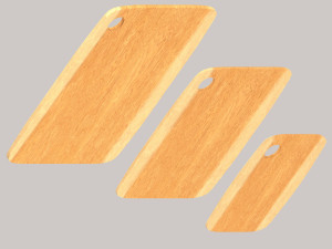 Wooden chopping board 3D 模型