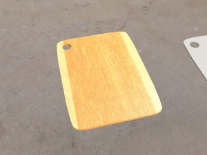 T&aacute;bua de cortar madeira Modelo 3D