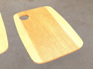 Wooden chopping board 3D 模型