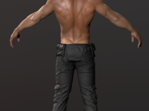 security guard agent policeman 3D Model