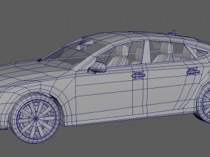 old rusty car 3D Model