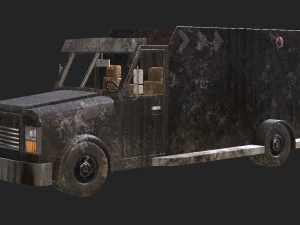 old rusty truck 3D Model