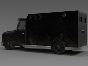 old rusty truck 3D Модель