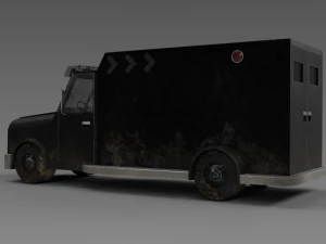 old rusty truck 3D Model