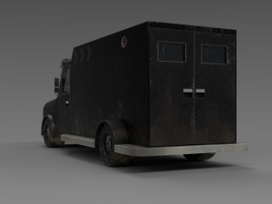 old rusty truck 3D Модель