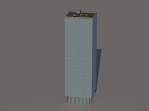 skyscrapper 3D मॉडल
