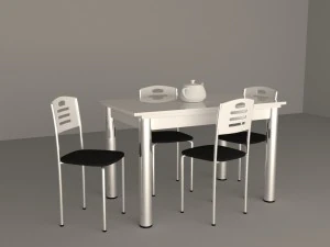 обеденный стол 3D Модель