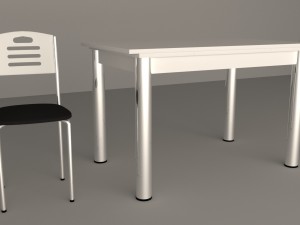 dinner table 3D मॉडल