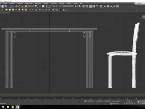dinner table 3D Model